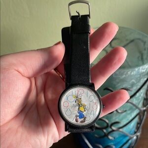 •DISNEY• Goofy 🤪 Vintage Lorus quartz watch >> face scratches >> needs battery